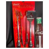 Coca-Cola Promotional BBQ Set, Pen & Visor Cap (Lot of 3)
