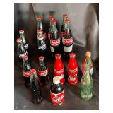 Coca-Cola Glass Bottle Assortment (Lot of 12)