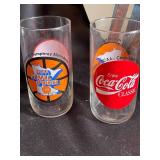 Coca-Cola & NCAA Commemorative Glass Lot of 8