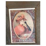 Coca-Cola Memorabilia Mixed Lot of 6 Signs, Trays & Apparel