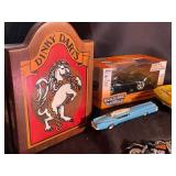 Mixed Lot of Vintage Car Show Memorabilia, Toys & Decor