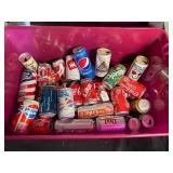 Mixed Vintage Soda Can Assortment