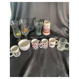 Souvenir Beer Glasses & Mugs (Lot of 9)