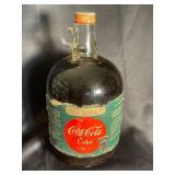 Vintage Unopened Coca-Cola Coke One Gallon Glass Jug with Cap