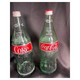 Coca-Cola Glass Bottles (Lot of 4)