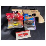 Metal Tankards, Die-Cast Cars & Toy Gun (Lot of 7)