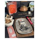 Copper Kettle & Assorted Decorative Items