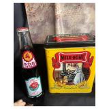 Coca-Cola Collectibles Assortment with Milk-Bone Tin, Bottles & Mugs (Lot of 8)