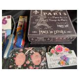 Greeting Cards, Books & Ceramic Dog Dish Mixed Lot