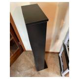 Black Narrow Floor DVD Tower