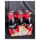 Coca-Cola Classic Unopened Glass Bottles 8 Fl Oz Holiday Six-Pack