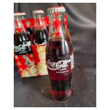 Coca-Cola Classic Unopened Glass Bottles 8 Fl Oz Holiday Six-Pack