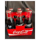 Coca-Cola Classic 8 Fl Oz Unopened Glass Bottles (Lot of 6)