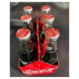 Coca-Cola Classic 8 Fl Oz Unopened Glass Bottles (Lot of 6)