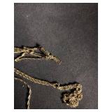 Majestime Pocket Watch &  Gold Locket Necklace