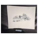 Signed Western Landscape Print Set