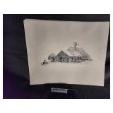 Signed Western Landscape Print Set