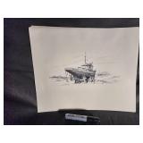 Signed Western Landscape Print Set