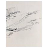 Signed Western Landscape Print Set