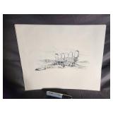 Signed Western Landscape Print Set