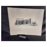 Signed Western Landscape Print Set