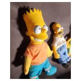 The Simpsons Plush Doll Set (Lot of 4)