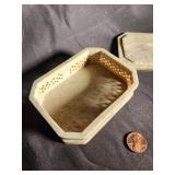 Octagonal Mother-Of-Pearl Inlay Trinket Box