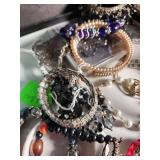 Mixed Costume Jewelry Bracelets & Bangles Assortment