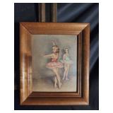Framed Ballerina Art Prints & Ornate Frames (Lot of 5)