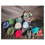 Assorted Drawstring Pouches & Coin Purses (Lot of 14)