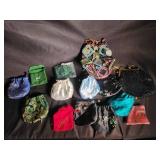 Assorted Drawstring Pouches & Coin Purses (Lot of 14)