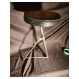 Folding Tripod Stool with Padded Seat