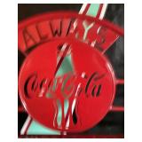 Coca-Cola Brand Casual Furniture Red Metal Shelf Rack