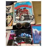 Assorted Vintage Magazines, Booklets & Sunglasses (Lot of 10)