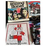 Assorted Vintage Magazines, Booklets & Sunglasses (Lot of 10)