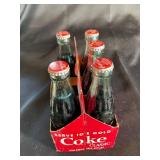 Coca-Cola Classic Unopened Glass Bottles (Lot of 6)