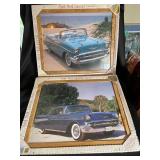 Saint Mark Laurent Galleries Framed Car Prints (Lot of 2)