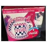 Coca-Cola 8-Piece Stoneware Snack Set