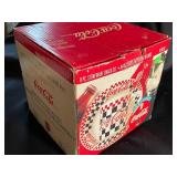 Coca-Cola 8-Piece Stoneware Snack Set