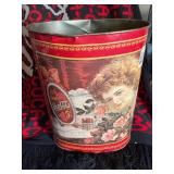 Coca-Cola Throw & Decorative Tin Bucket (Lot of 2)