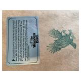 The Wooden Bird Framed Print & Red Decorative Plate (Lot of 2)