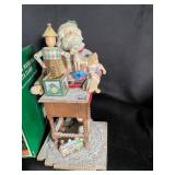 Santa Claus Glass Water Ball Figures (Lot of 2)