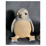 Mixed Animal Figurine Ornaments & Glass Vase (Lot of 6)