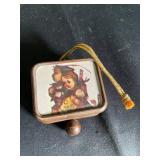 Elephant, Clock & Music Box Decorative Assortment (Lot of 4)