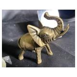 Elephant, Clock & Music Box Decorative Assortment (Lot of 4)