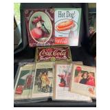 Coca-Cola Advertising Signs & Posters (Lot of 7)