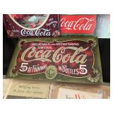 Coca-Cola Advertising Signs & Posters (Lot of 7)