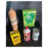 Mixed Lot of 5 Vintage unopened Bottles, Can & Birdie Golf Indoor Practice Set
