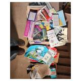 Vintage Paper Ephemera Mixed Lot with Paint-A-Number Set & Kenmore Instructions
