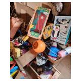 Pee-wee Herman, Peter the Peculiar Penguin & Vintage Toy Mixed Lot